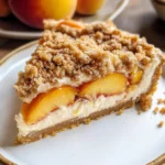 Peach Crumble Cheesecake