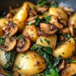 Potatoes with Mushroom Spinach: An Amazing Ultimate Recipe