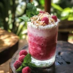Raspberry Coconut Mojito