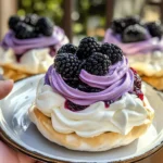 Blackberry Pavlovas