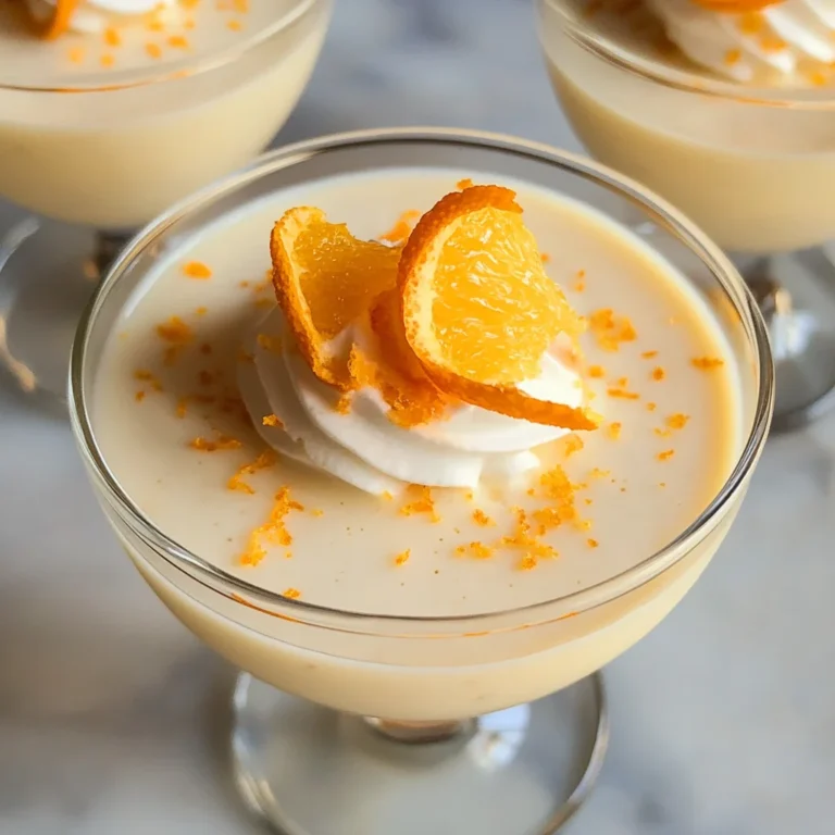 Creamy White Chocolate Orange Mousse