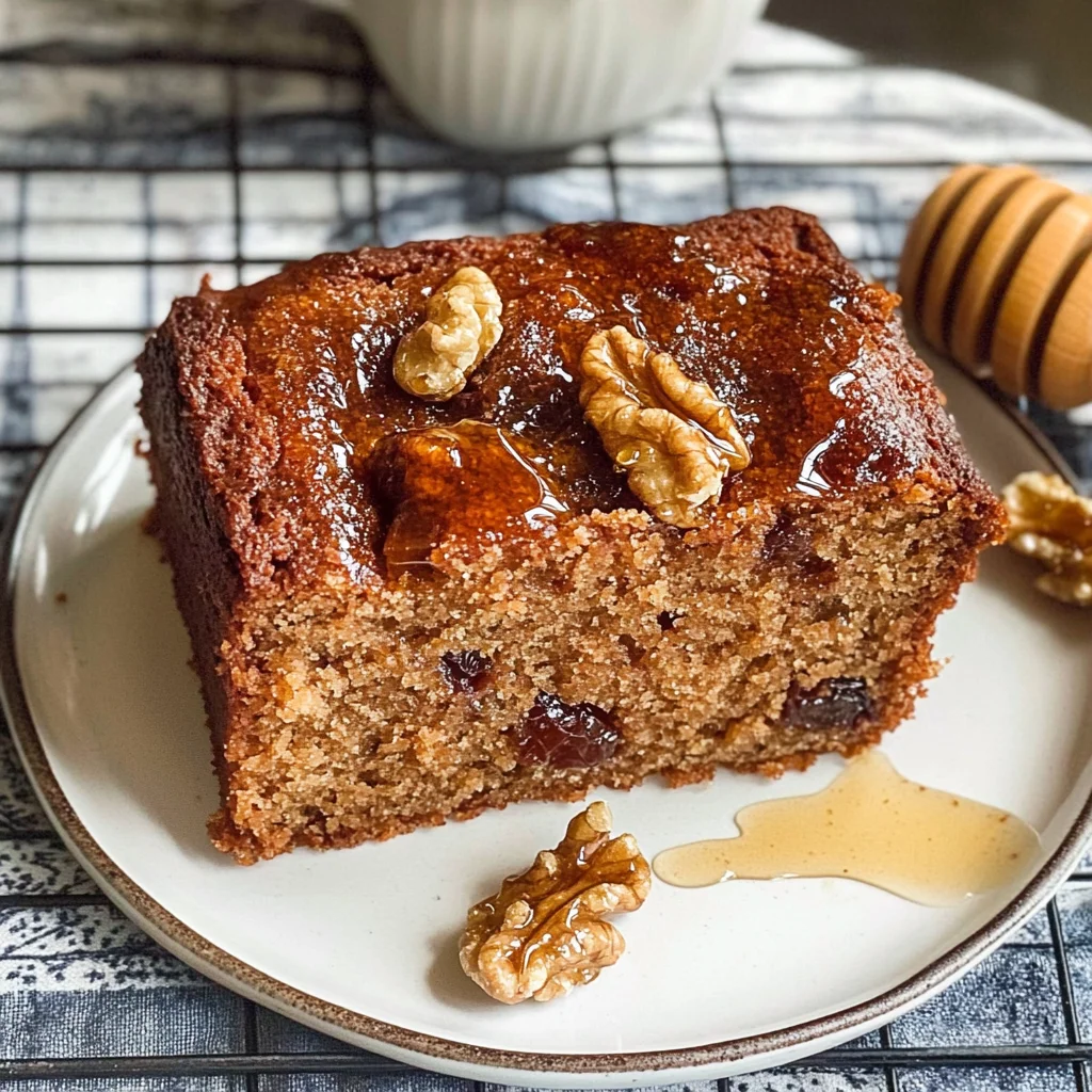Date Honey Nut Cake