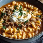 Easy Lasagna Soup Recipe: Cheesy Beef & Tomato Pasta