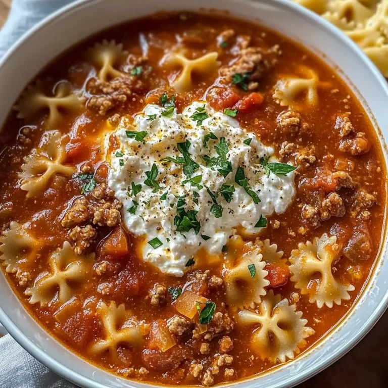 Lasagna soup Recipe