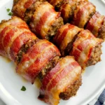 Mini Turkey Bacon Wrapped Meatloaf Recipe