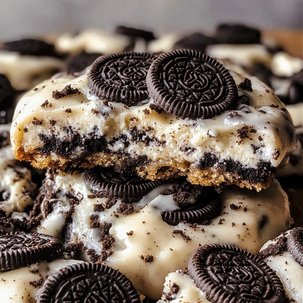 Oreo Cheesecake Cookies