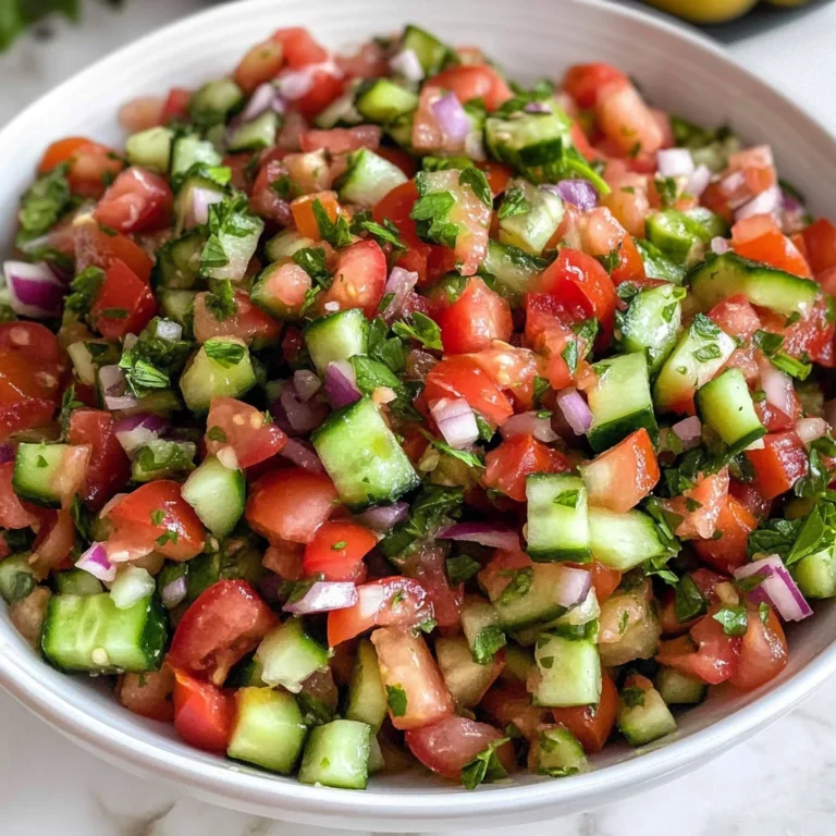 Persian Shirazi Salad
