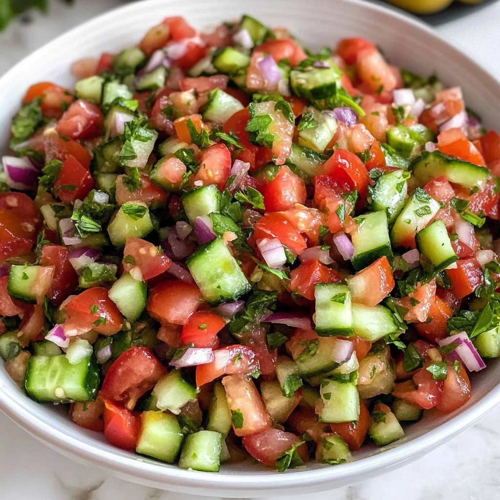 Persian Shirazi Salad