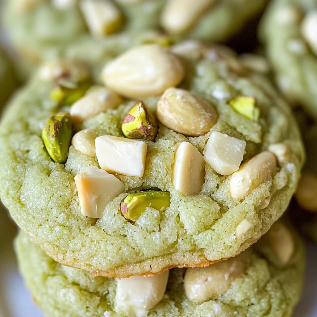 Pistachio Pudding Cookies