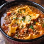Slow Cooker Lasagna Soup