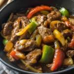Slow Cooker Pepper Steak Recipe