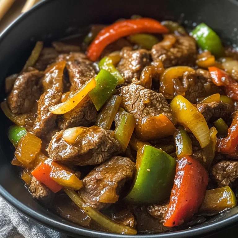 Slow Cooker Pepper Steak Recipe