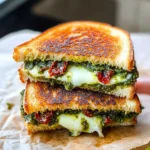 Sourdough Pesto Grilled Cheese