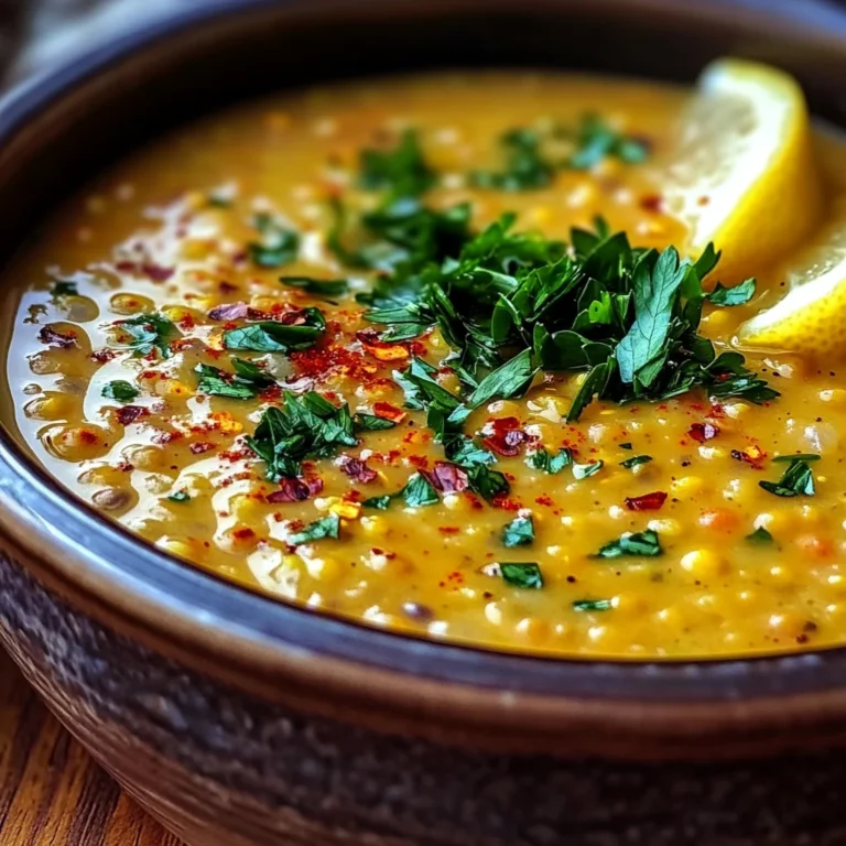 Turkish Lentil Soup Recipe
