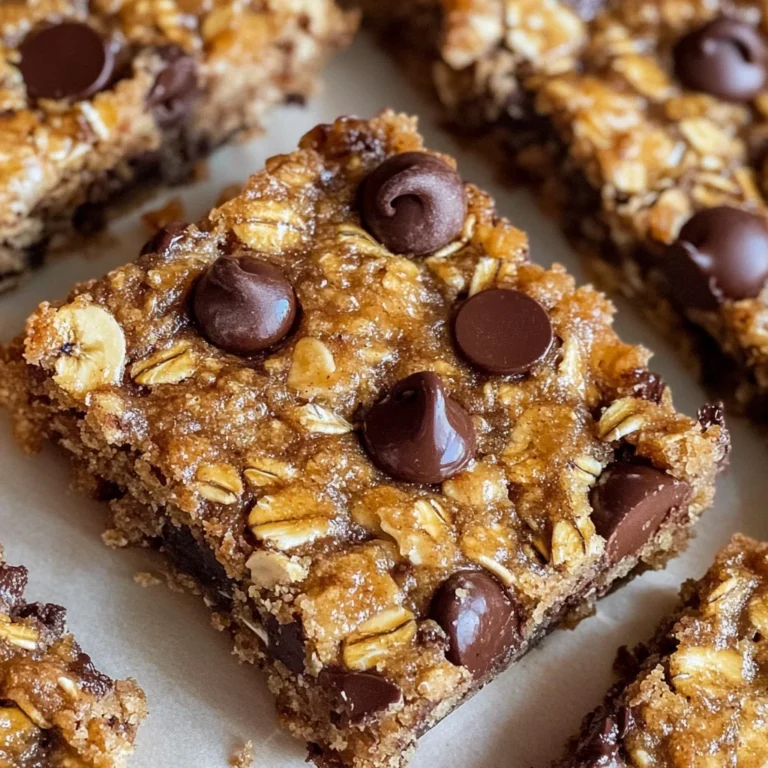 Banana Oatmeal Bars