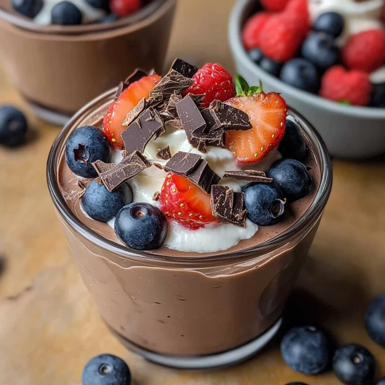 Chocolate Protein Pudding Recipe