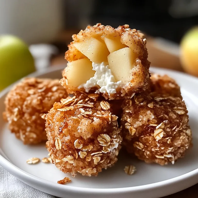 Cinnamon Apple Cottage Cheese Bites