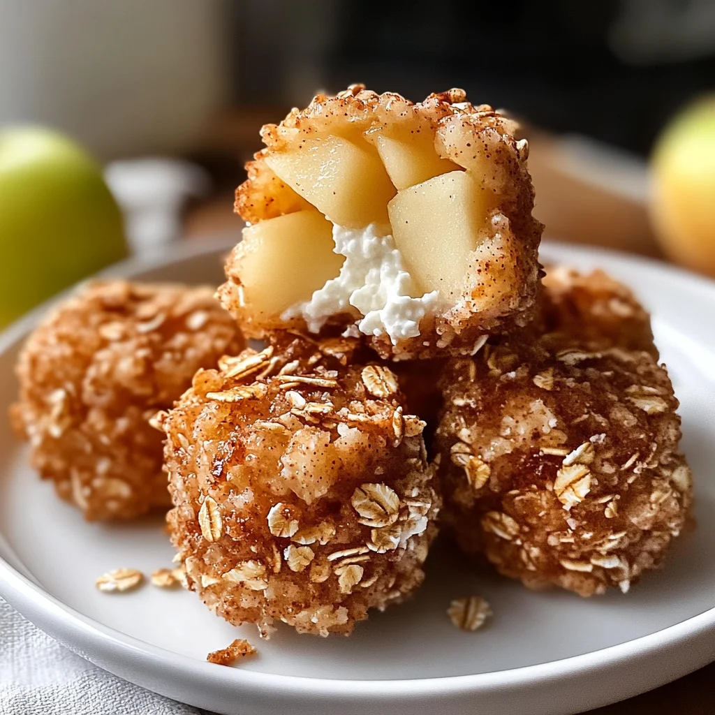 Cinnamon Apple Cottage Cheese Bites