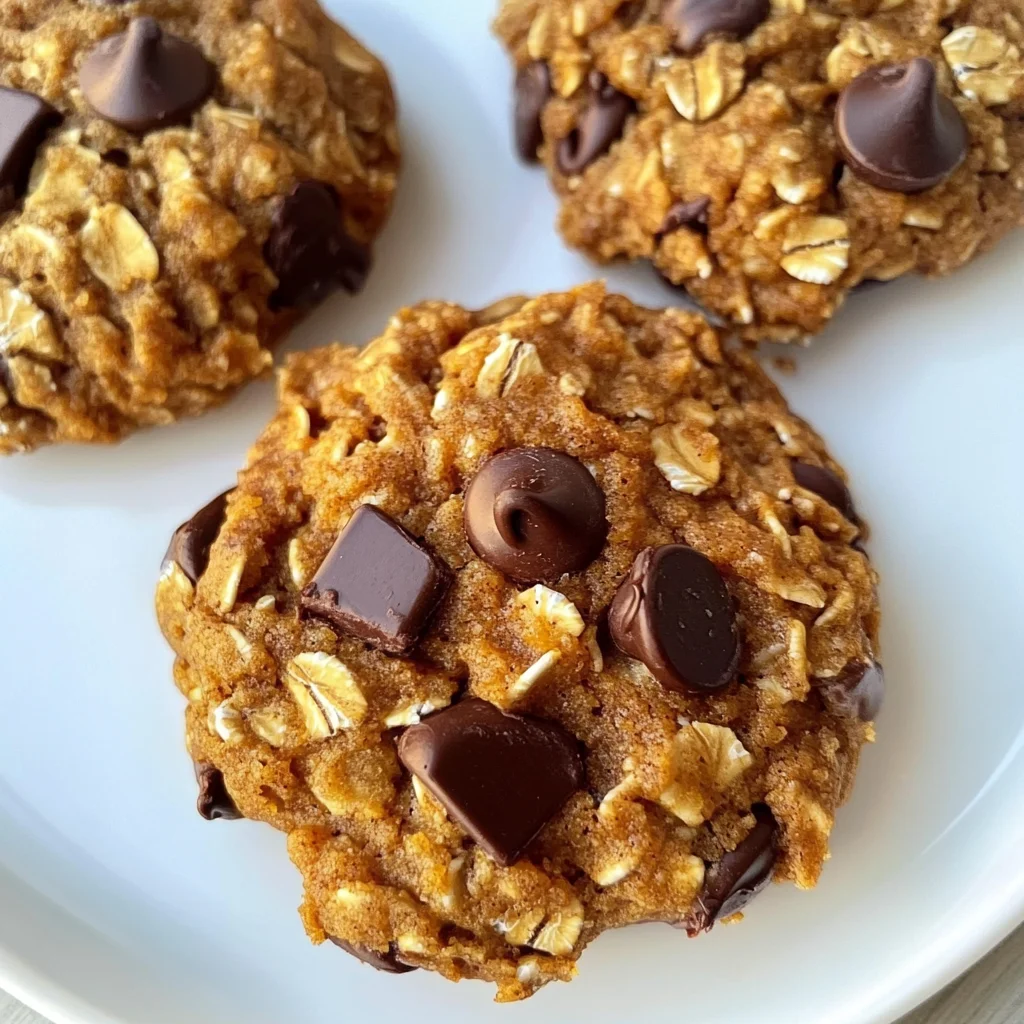 Gluten Free Pumpkin Oatmeal Cookies