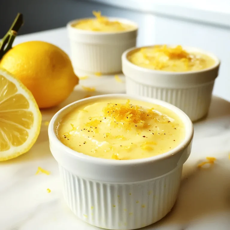 Mary Berry Lemon Pots