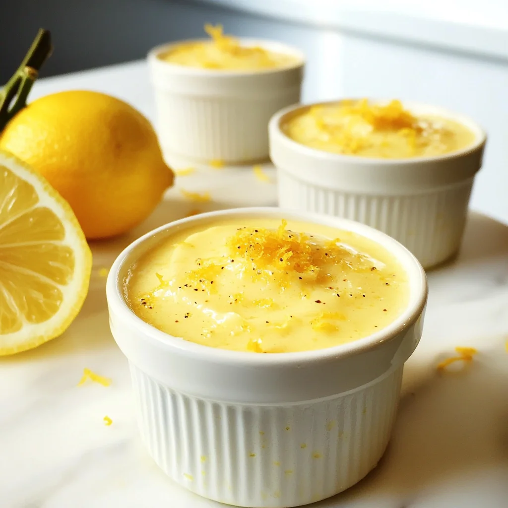 Mary Berry Lemon Pots