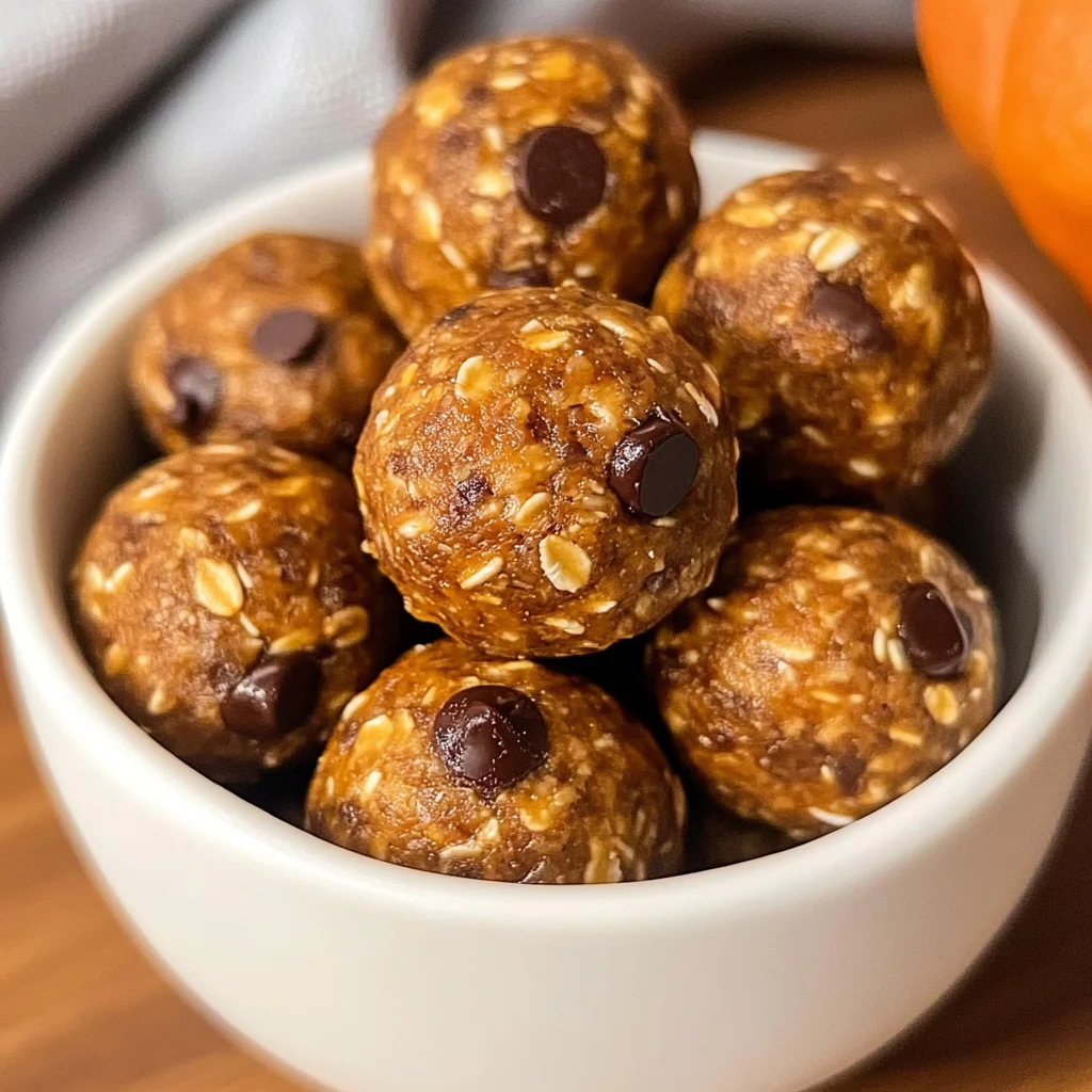 Pumpkin Protein Balls