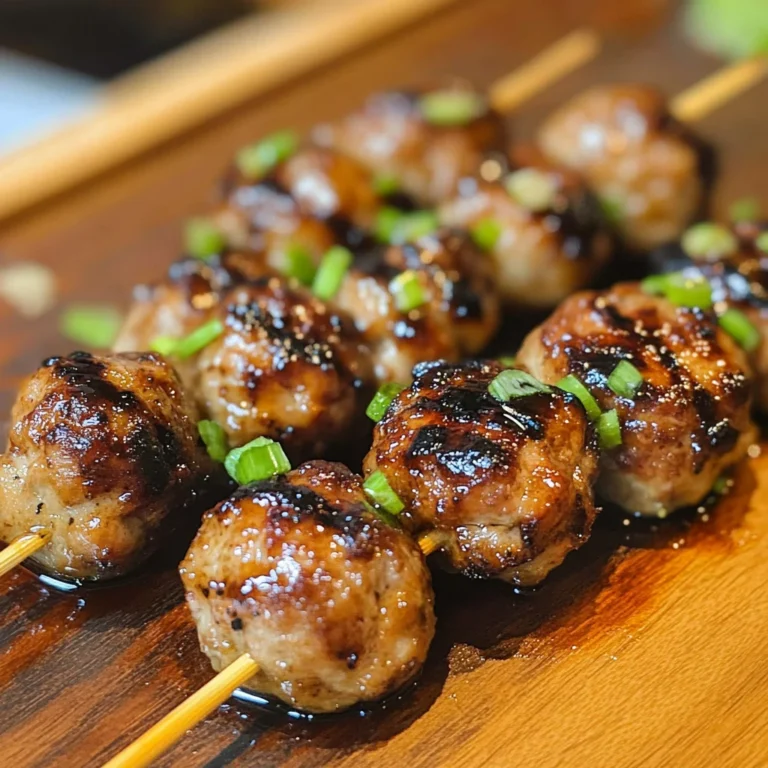 Tsukune (Japanese Chicken Meatballs) Recipe