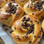 Brioches Roulées Crème Vanille & Pépites de Chocolat