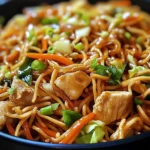 Chicken Chow Mein with The Best Chow Mein Sauce