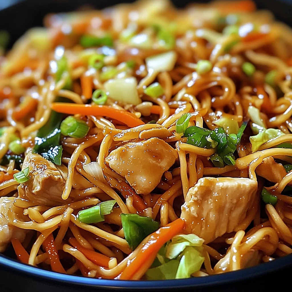 Chicken Chow Mein with The Best Chow Mein Sauce