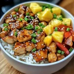 Delicious Teriyaki Chicken and Pineapple Bowls in 30 Minutes