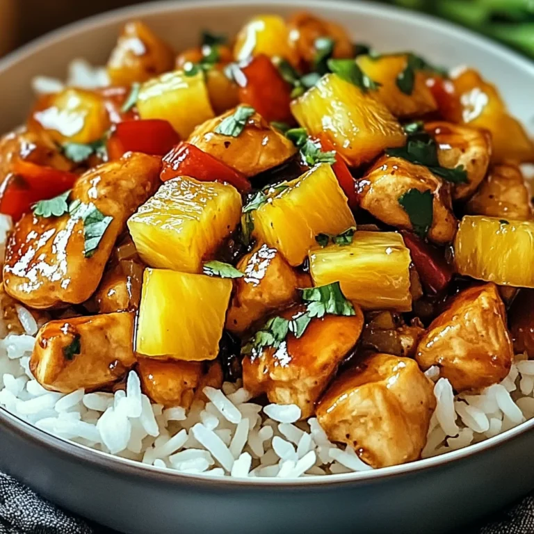Irresistible Easy Pineapple Chicken and Rice Skillet Delight