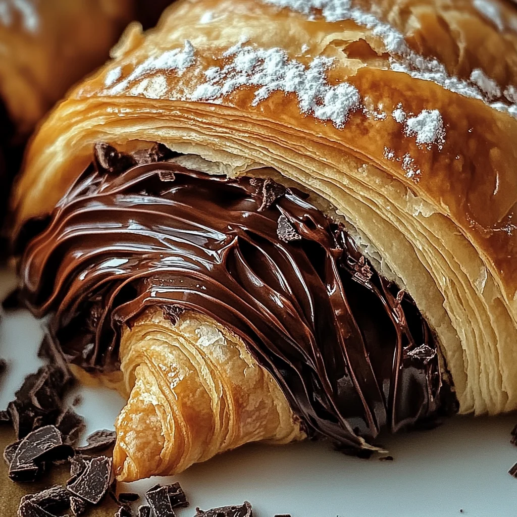 Irresistibly Flaky Chocolate Croissants for a Sweet Treat