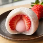 Mochi Strawberry (Chewy Strawberry-Filled Japanese Treat)