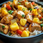 Pineapple Chicken and Rice: Easy Tropical Delight Recipe