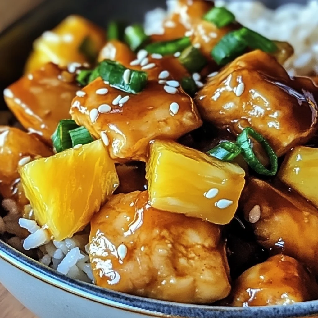 Pineapple Chicken and Rice – A Sweet and Savory Weeknight Favorite