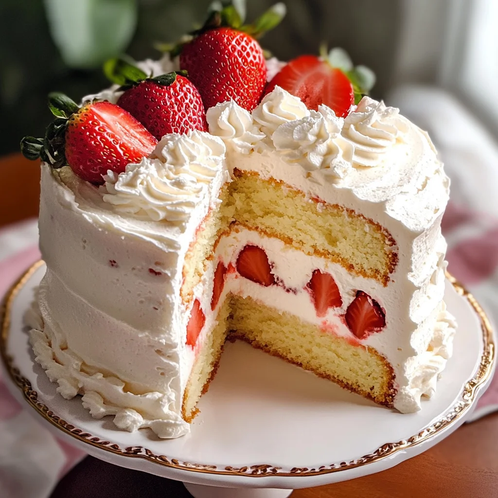 Strawberry Chiffon Cake